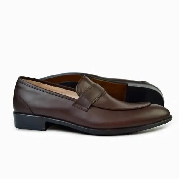 Leazus - Moc toe Classic Brown Shoes