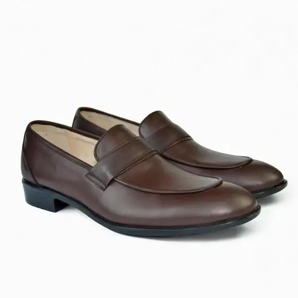 Leazus - Moc toe Classic Brown Shoes
