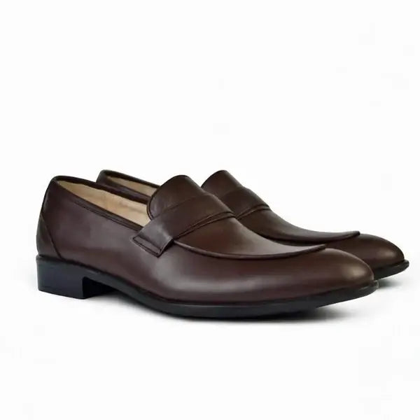 Leazus - Moc toe Classic Brown Shoes