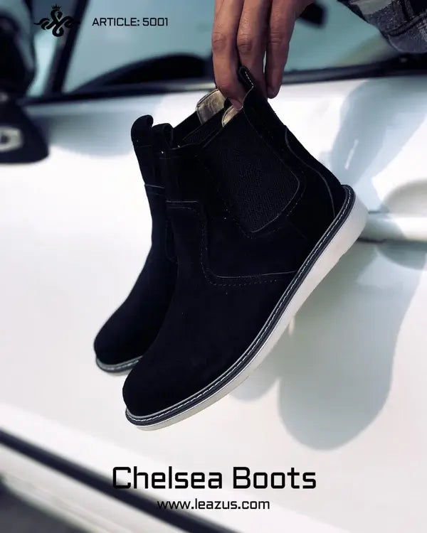 Leazus - CHELSEA BOOT - S-5001 BLACK