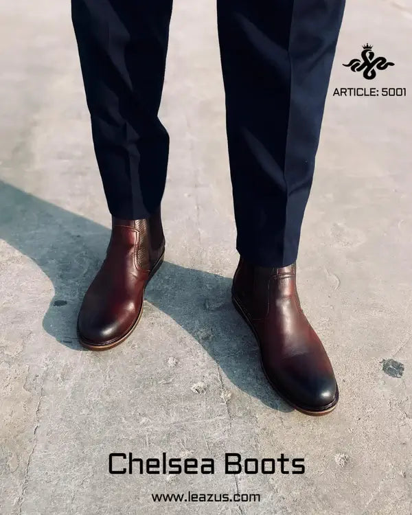 Leazus - CHELSEA BOOT - M-5001 BROWN