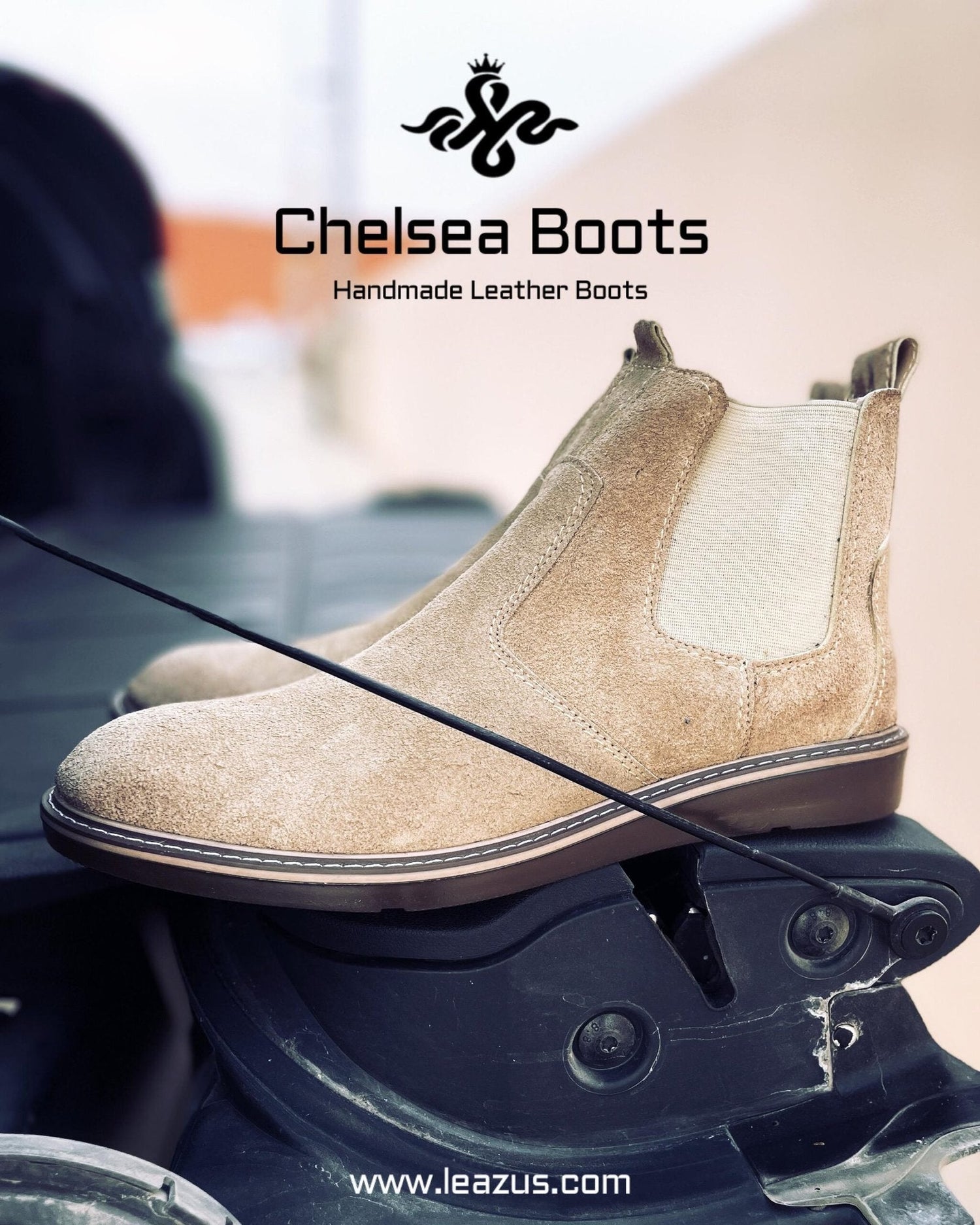 Leazus - CHELSEA BOOT - S-5001 BEIGE
