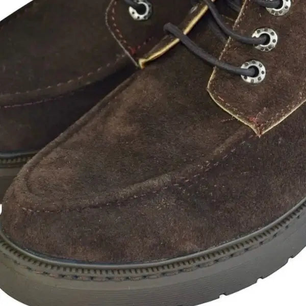 Leazus - Suede Bold Halfboot - SN-8000 BROWN