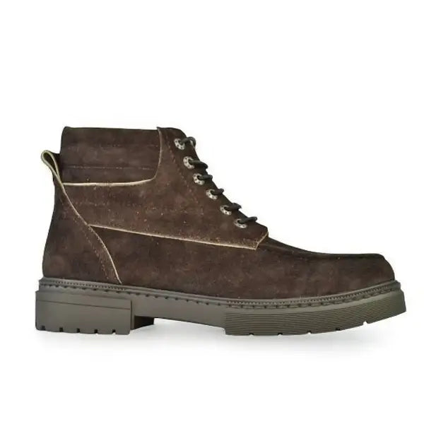 Leazus - Suede Bold Halfboot - SN-8000 BROWN