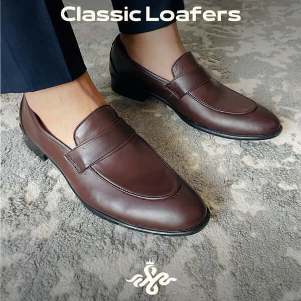 Leazus - Moc toe Classic Brown Shoes