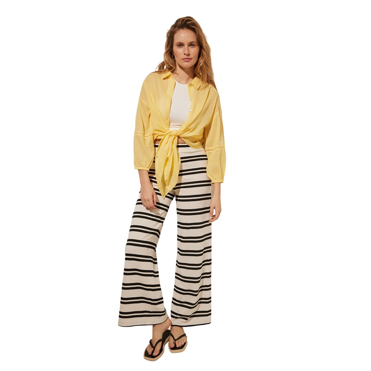 Women Secret - Striped knit trousers - Sold by FIG