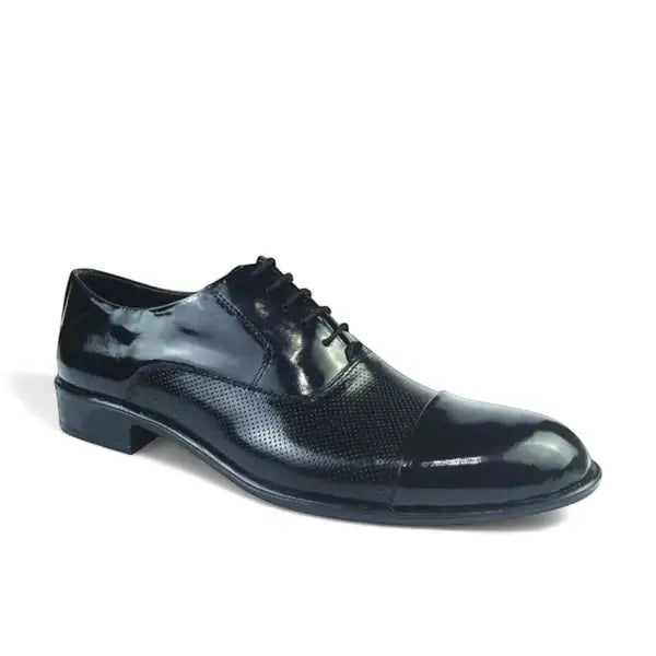 Leazus - Vernis Derby shoes - MS-503 Black