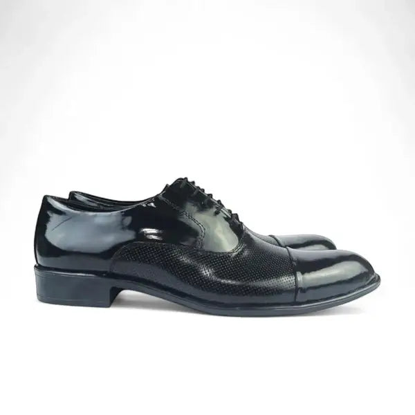Leazus - Vernis Derby shoes - MS-503 Black