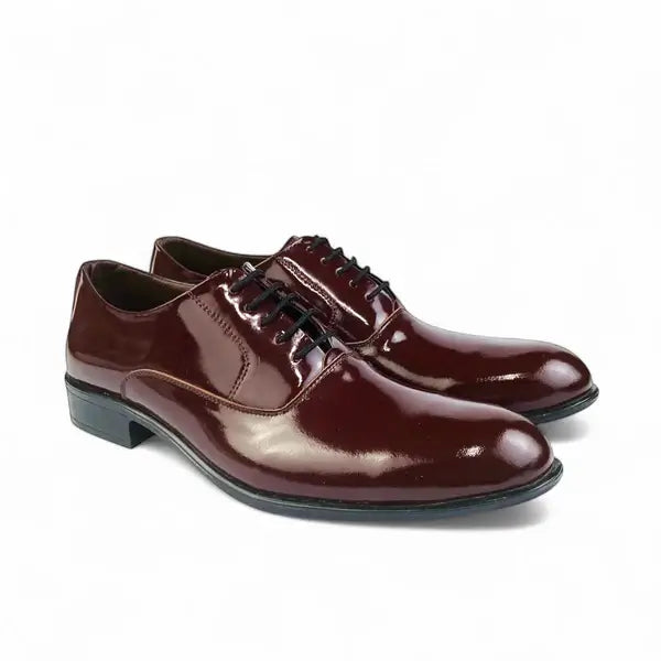Leazus - Vernis Classic Shoes - SS-510 Burgundy