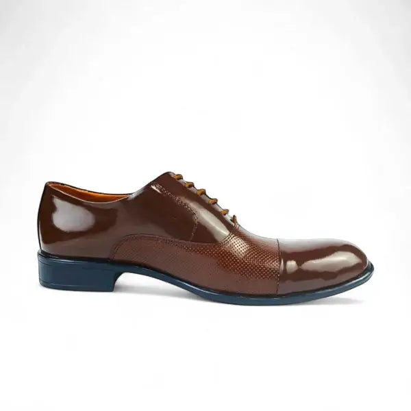 Leazus - Vernis Derby shoes - MS-503 Brown