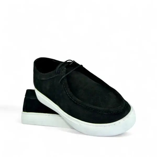 Leazus Flexlite Shoes - Suede Black