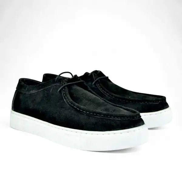 Leazus Flexlite Shoes - Suede Black