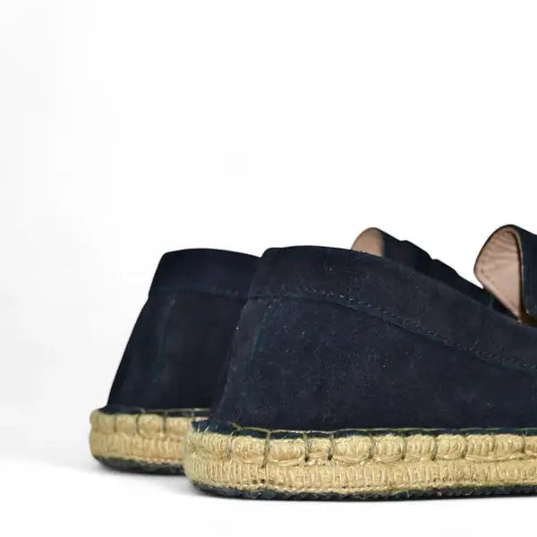 Leazus - Leather Cangro Espadrilles - Black