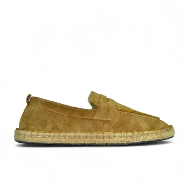 Leazus - Leather Cangro Espadrilles - Camel