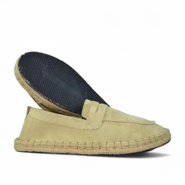Leazus - Leather Cangro Espadrilles - Beige