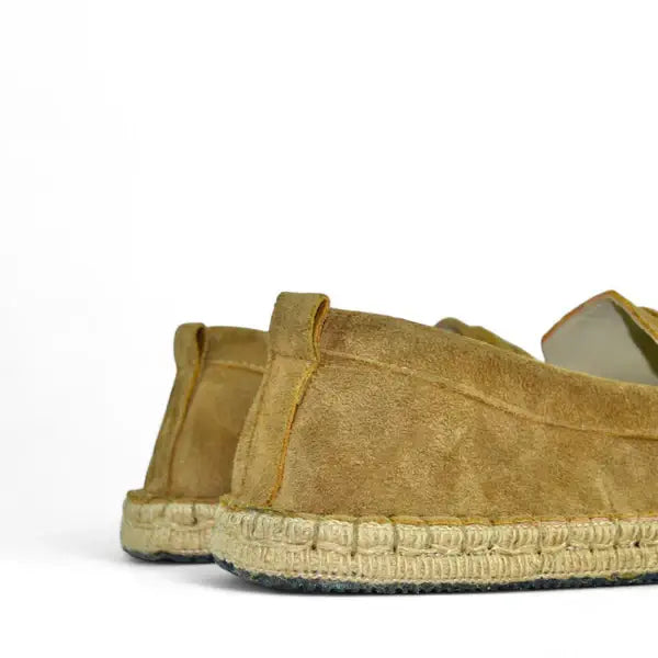 Leazus - Leather Cangro Espadrilles - Camel