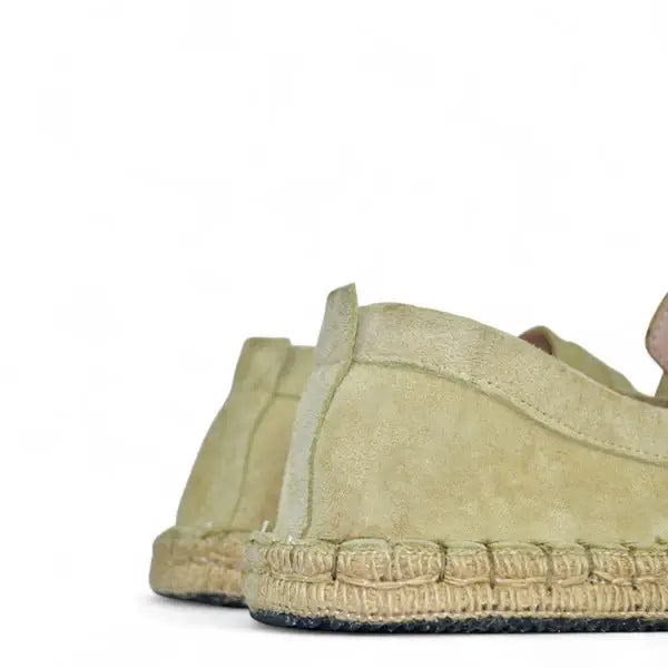 Leazus - Leather Cangro Espadrilles - Beige