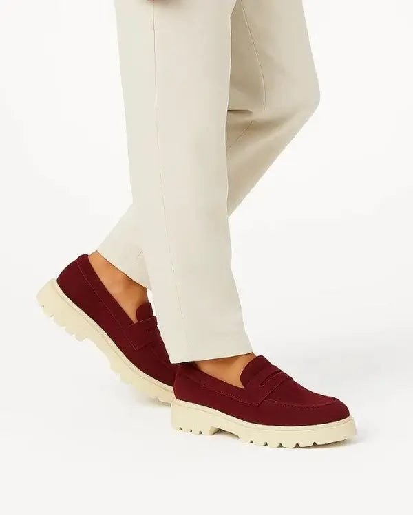 Leazus Whitford Loafer - Burgundy
