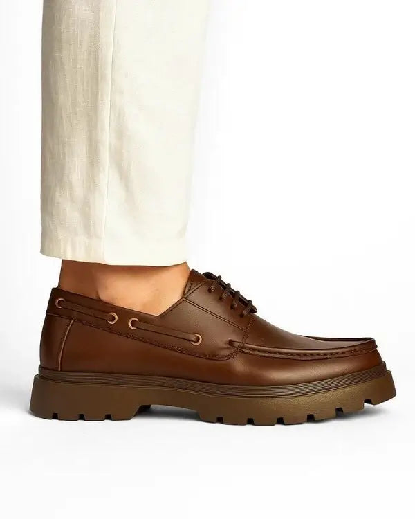 Leazus Maximo Shoes- Brown