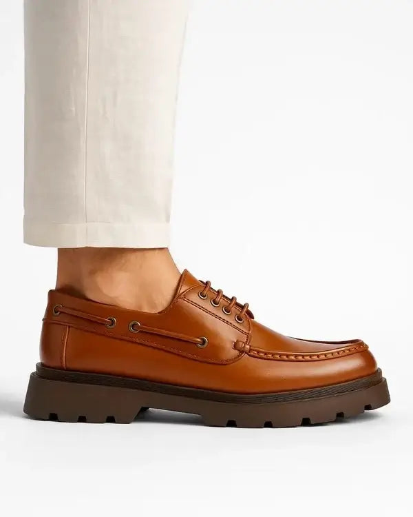 Leazus Maximo Shoes- Havana