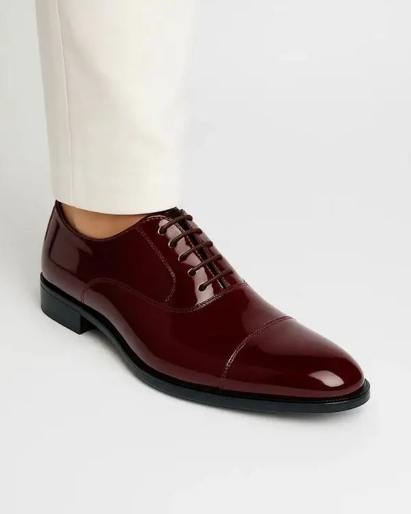 Leazus - Vernis Classic shoes - S-503 Burgundy