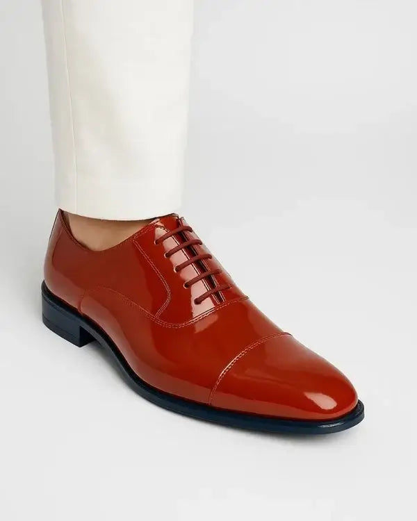 Leazus - Vernis Classic shoes - S-503 HAVANA