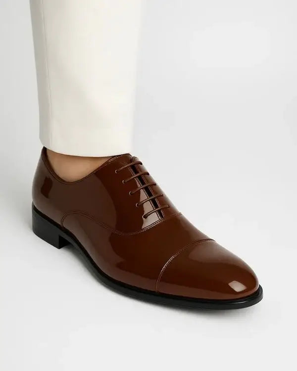 Leazus - Vernis Classic shoes - S-503 Brown