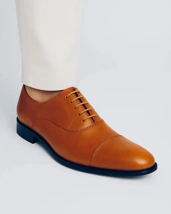 Leazus - Derby Classic shoes - 503 Havana