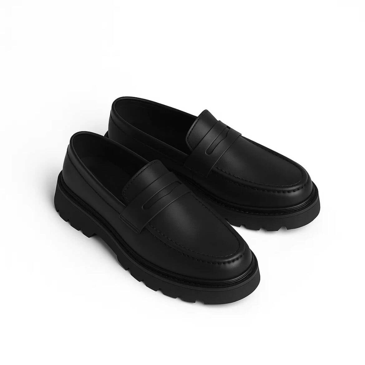 Leazus - Elite - Chunky Loafer - Black
