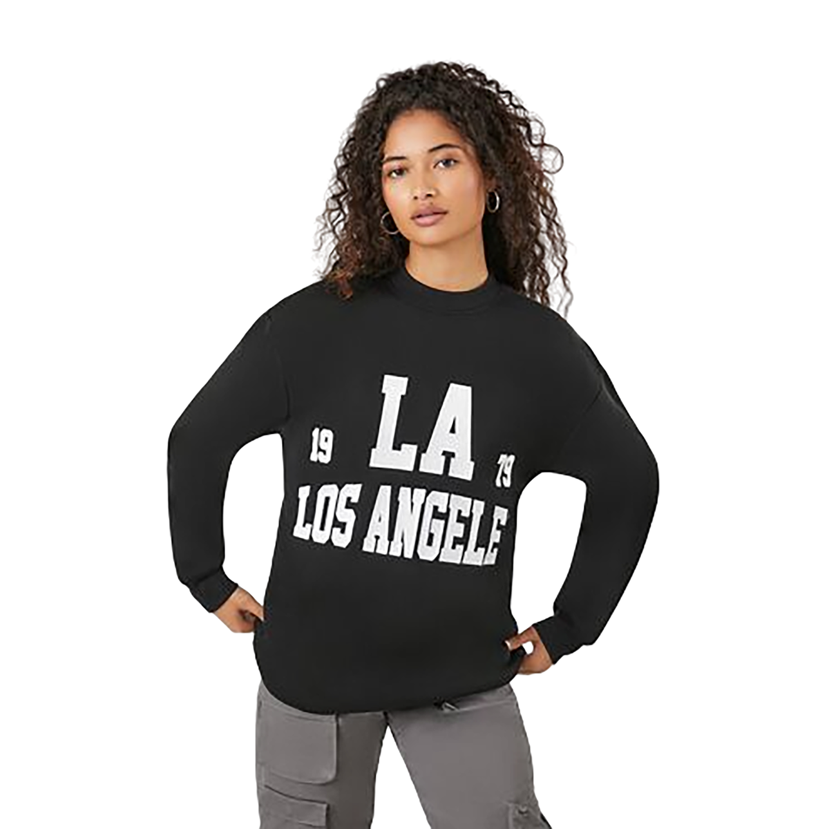 فوريفر 21 - بلوفر مريح للنساء - بيعت من قبل اف اي جي