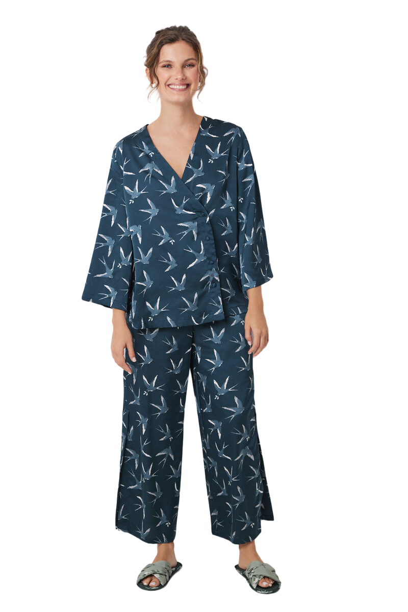Women Secret - Long Bird Print Pajamas Set for women - Sold by FIG