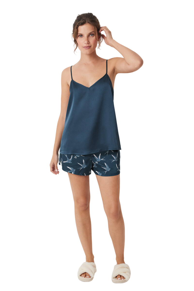 Women Secret - Short Bird Print Pajamas Set for women - Sold by FIG