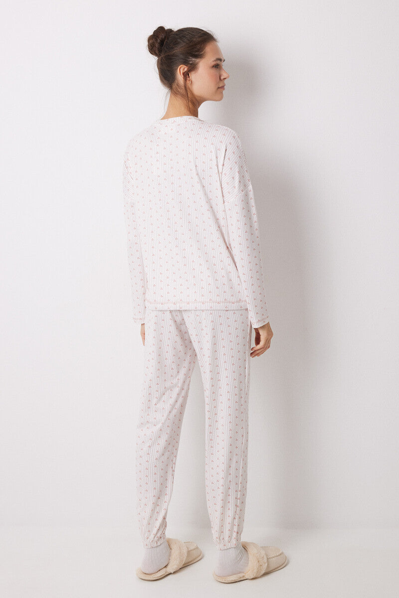 Women Secret - Mafalda Print Long Pajamas Set for women - Sold by FIG