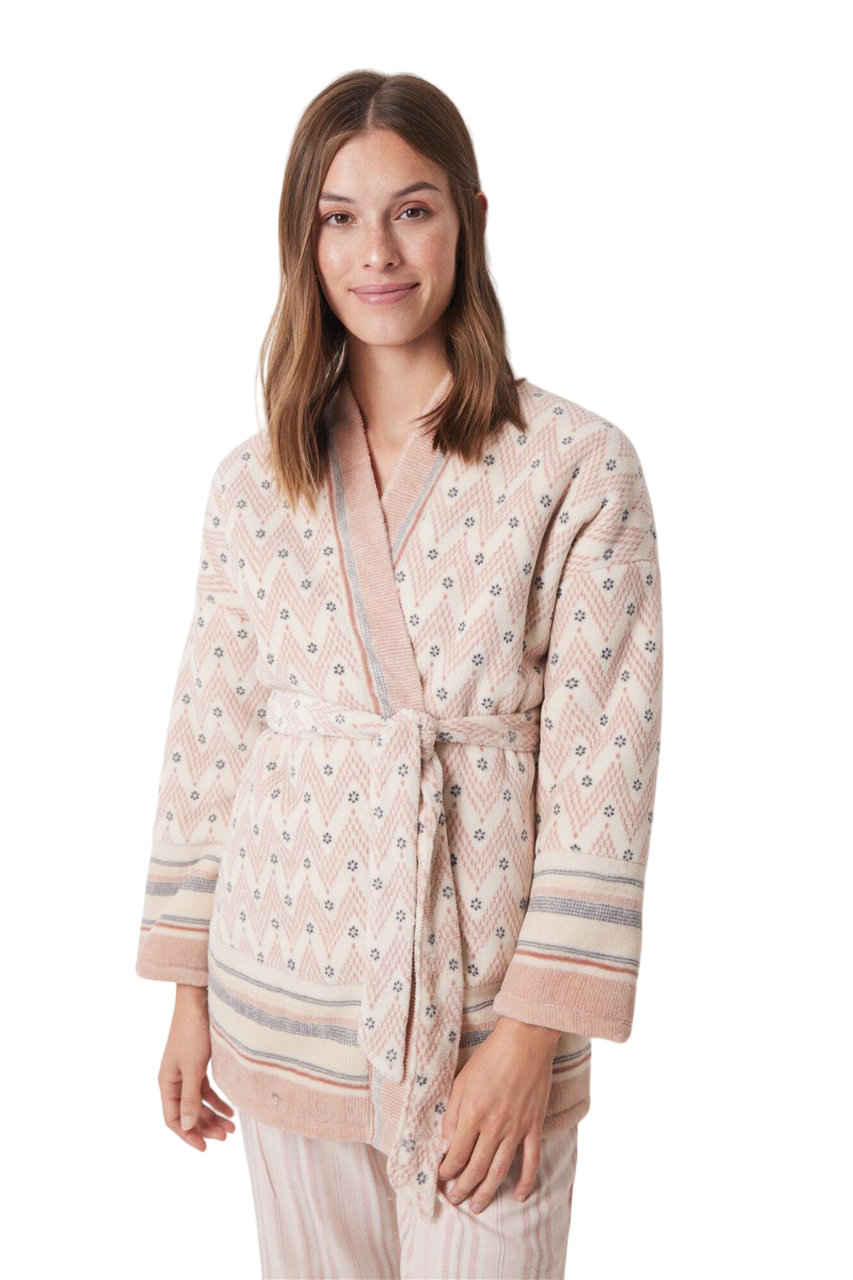 Women Secret - Herringbone Print Short Robe for women - Sold by FIG
