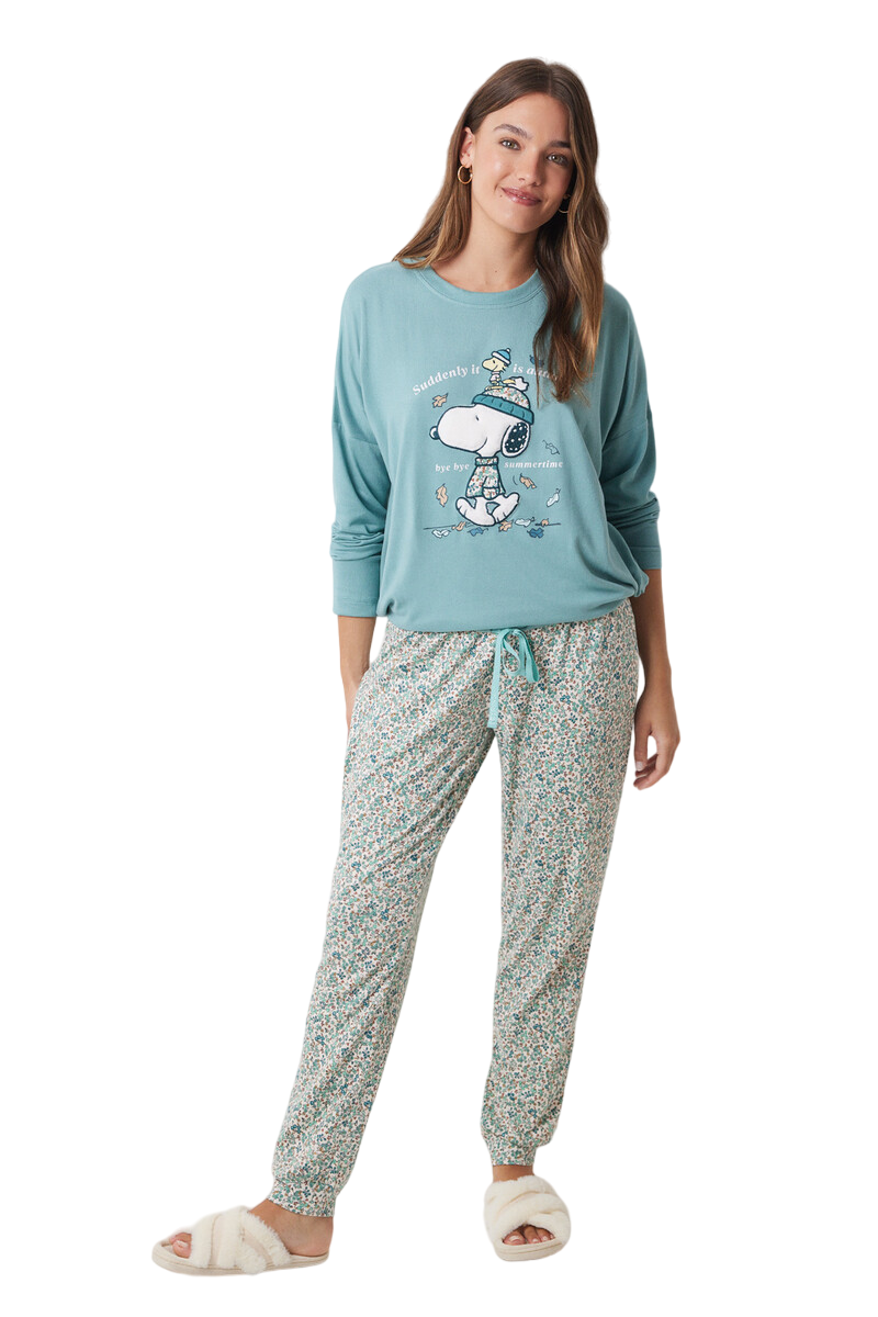 Women Secret - Snoopy Long Pajamas for women - Sold by FIG