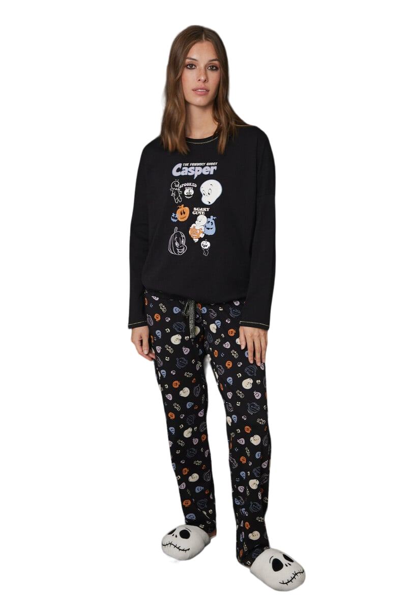 Women Secret - Casper Print Long Pajamas for women - Sold by FIG