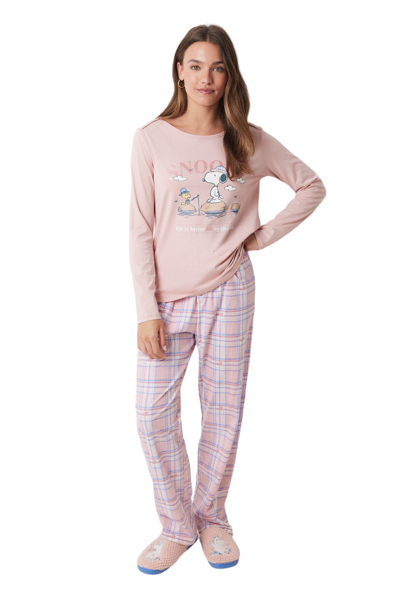 Women Secret - Snoopy Long Pajamas Set for women - Sold by FIG