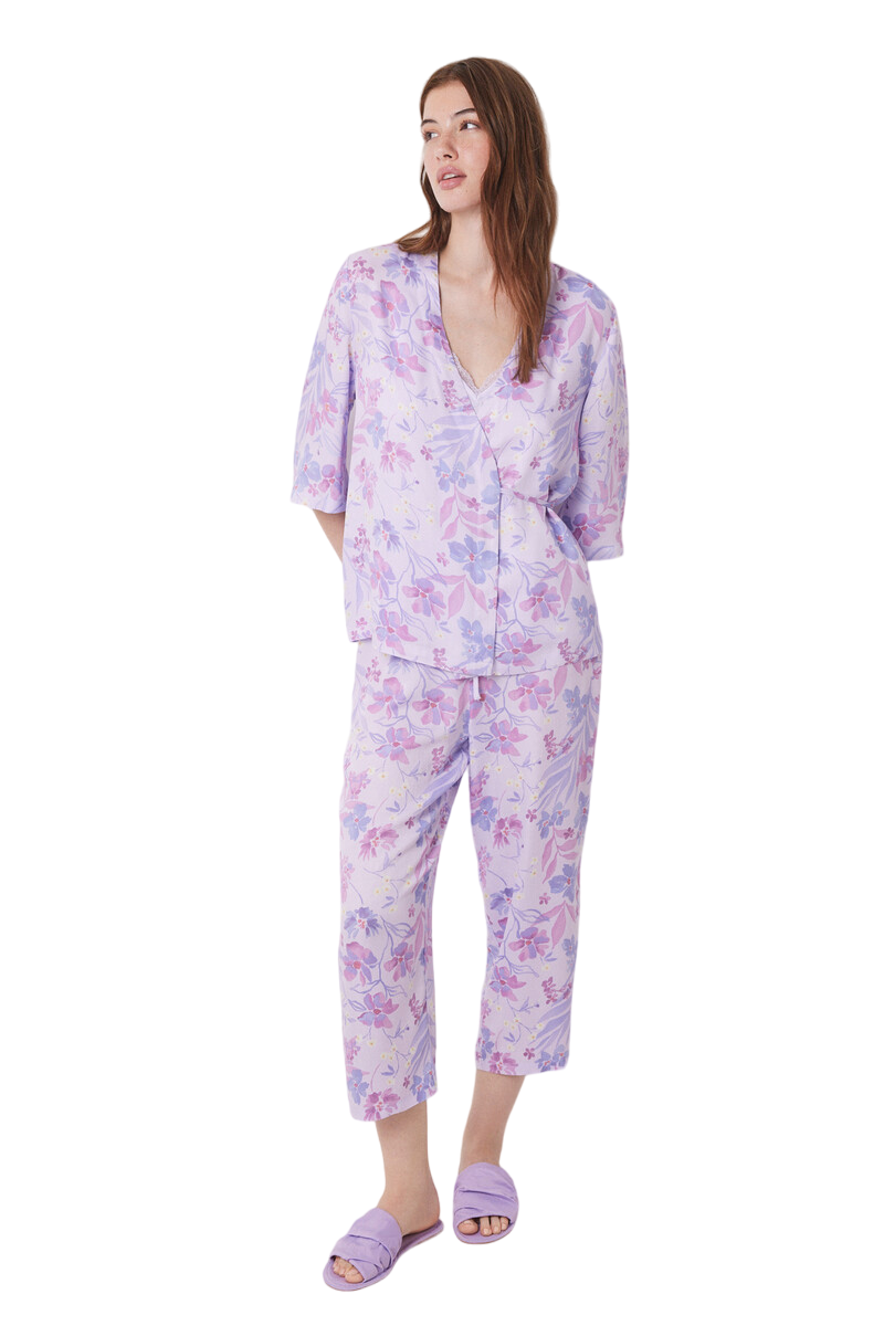 Women Secret - 3-Piece Printed Pajama Set for women - Sold by FIG