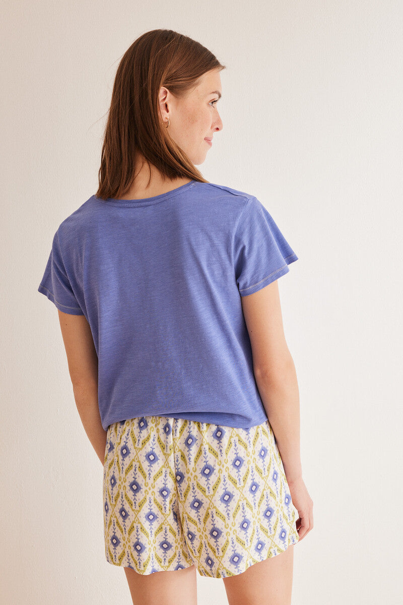 Women Secret - Ikat Geometric Print Shorts for women - Sold by FIG