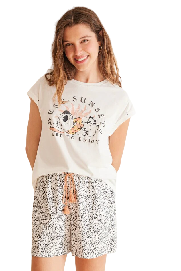 Women Secret - Stitch Short Pajamas for women - Sold by FIG