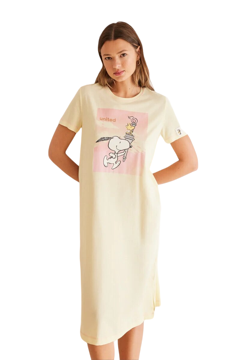 Women Secret - Snoopy Midi Nightgown for women - Sold by FIG