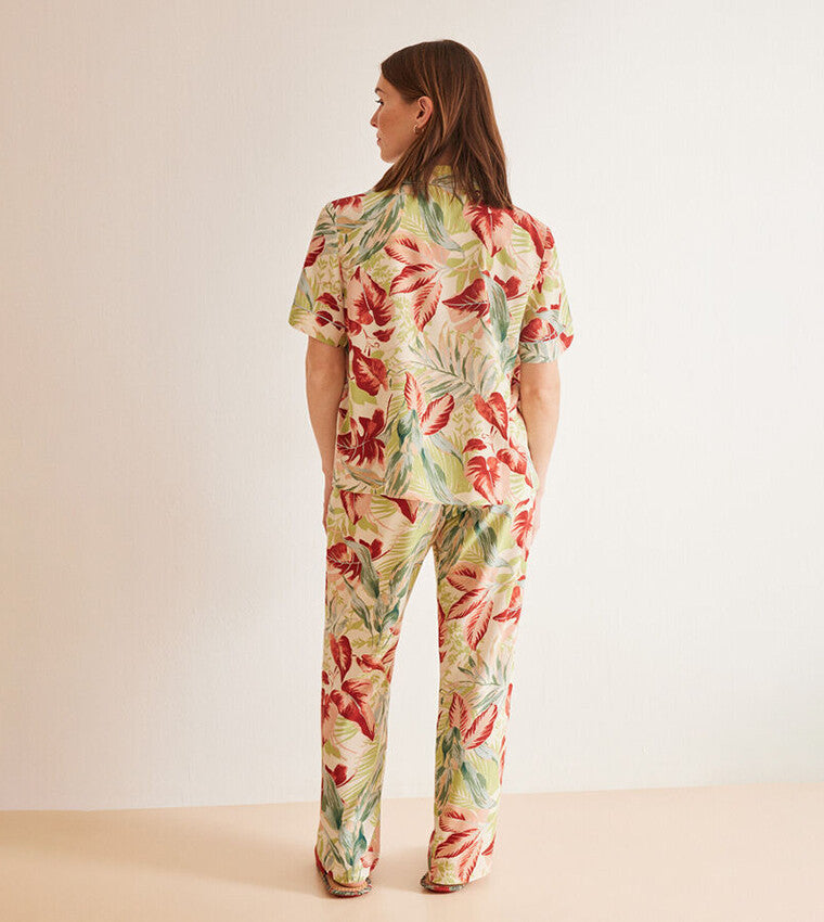 Women Secret - Floral Printed Pajamas Set for women - Sold by FIG