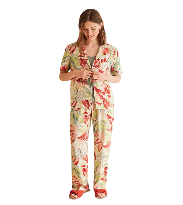 Women Secret - Floral Printed Pajamas Set for women - Sold by FIG