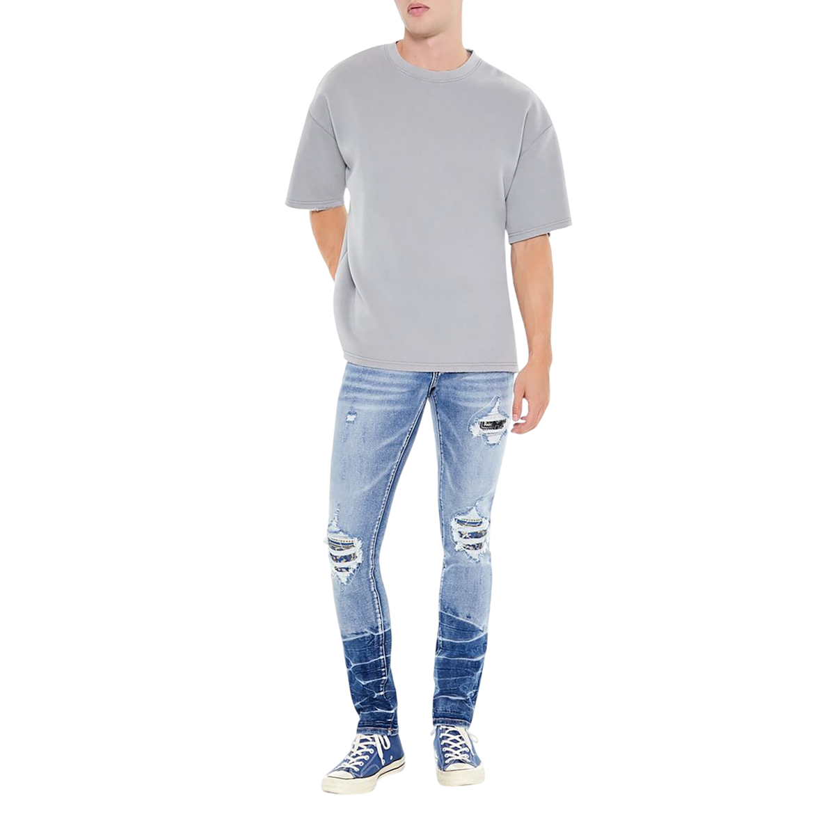 فور ايفر 21 - بنطال جينز للرجال - بيعت من قبل اف اي جي