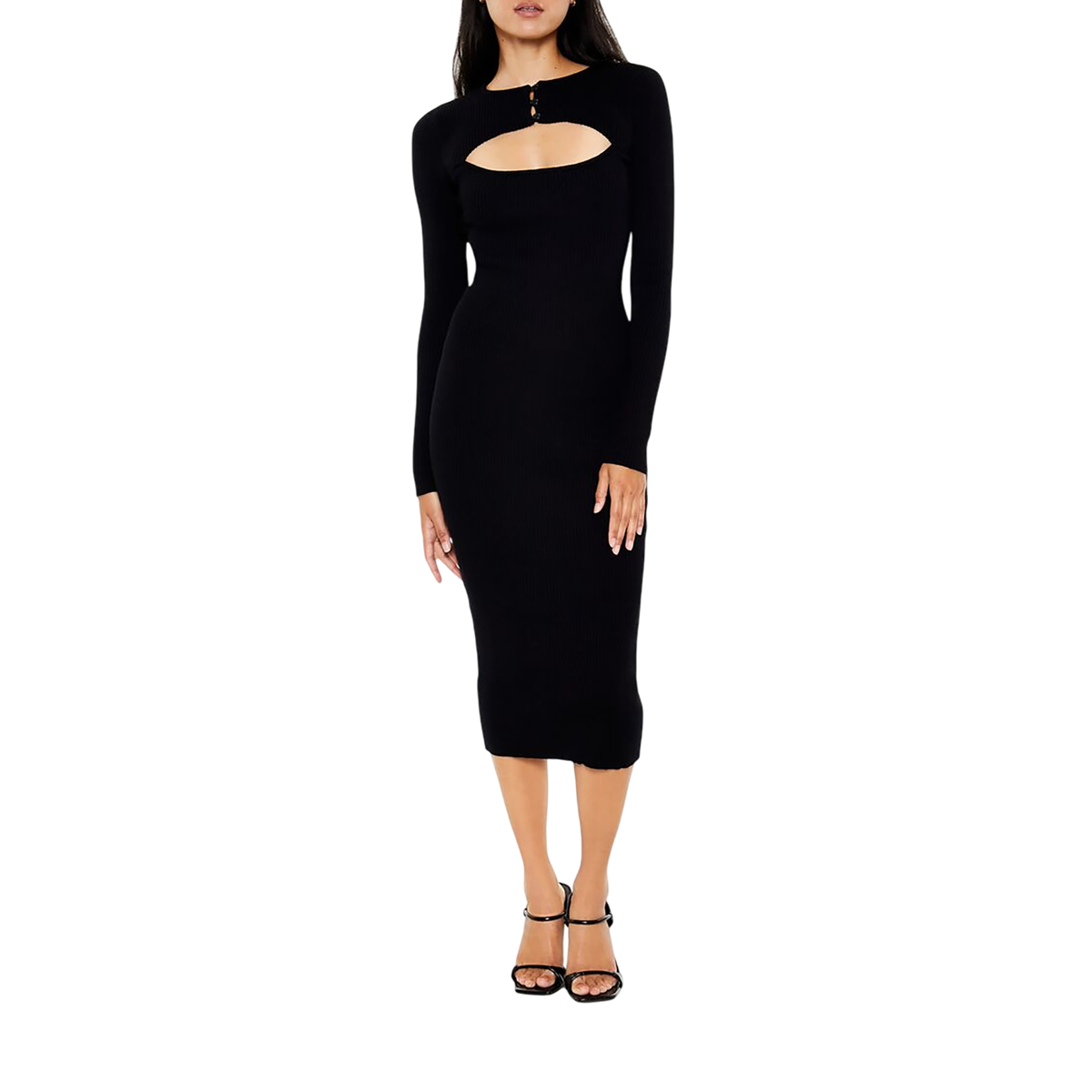 فور ايفر 21 - فستان بأكمام طويله للنساء - بيعت من قبل اف اي جي