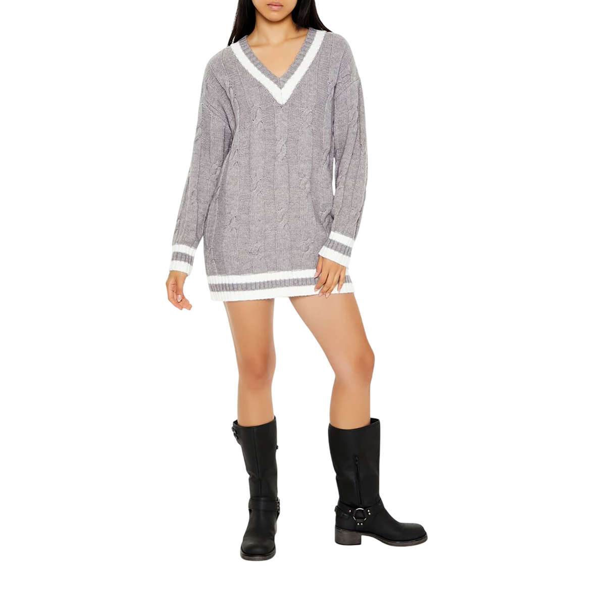 فور ايفر 21 - فستان قصير منسوج للنساء - بيعت من قبل اف اي جي