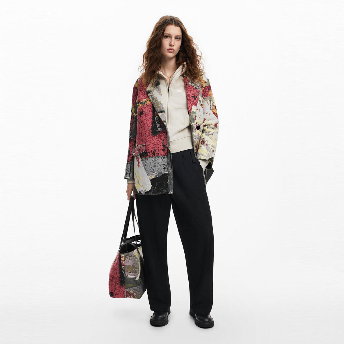 ديسيجوال - معطف طويل فنى للنساء - بيعت من قبل اف اي جي