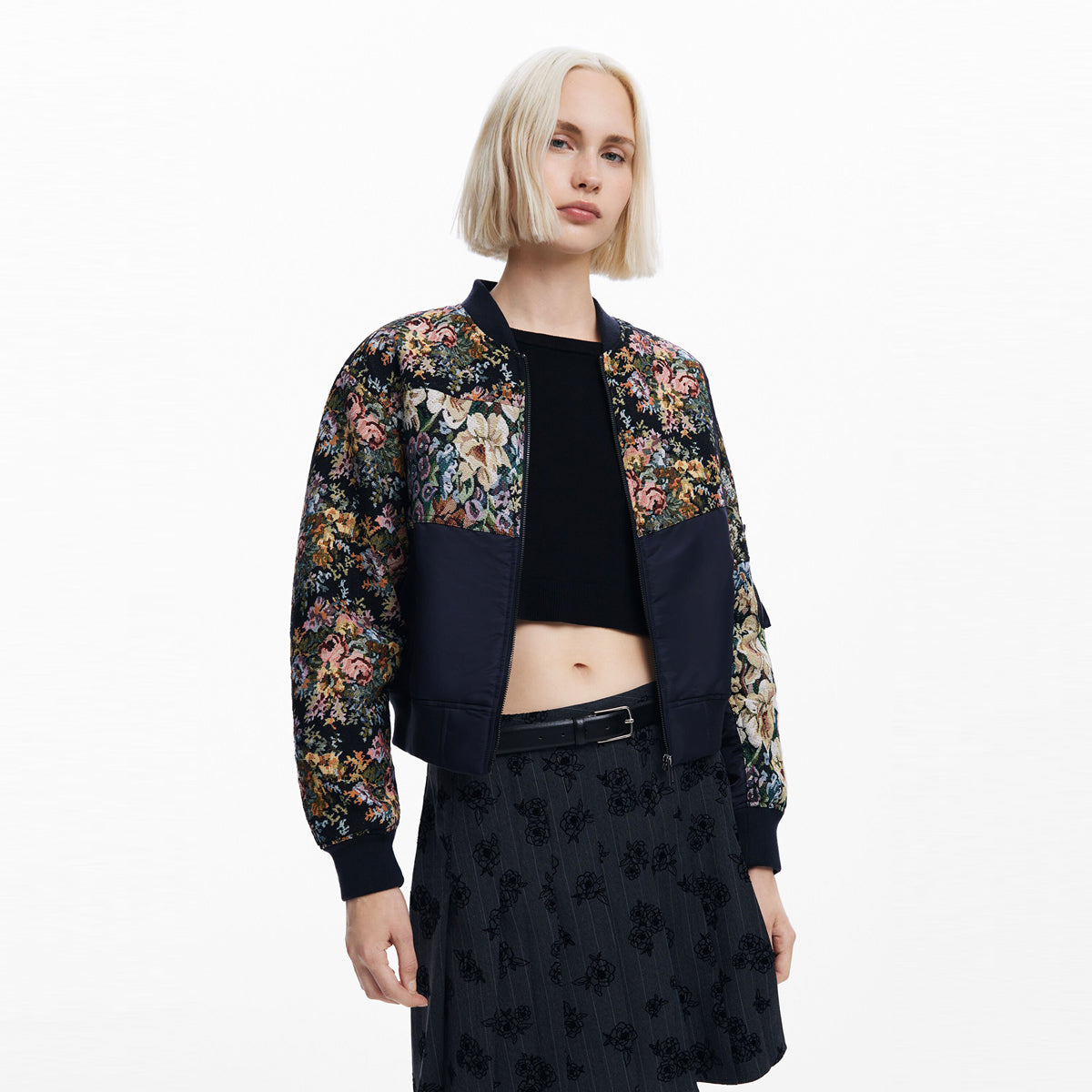 ديسيجوال - سترة بومبر مطبوعة للنسا - بيعت من قبل اف اي جي