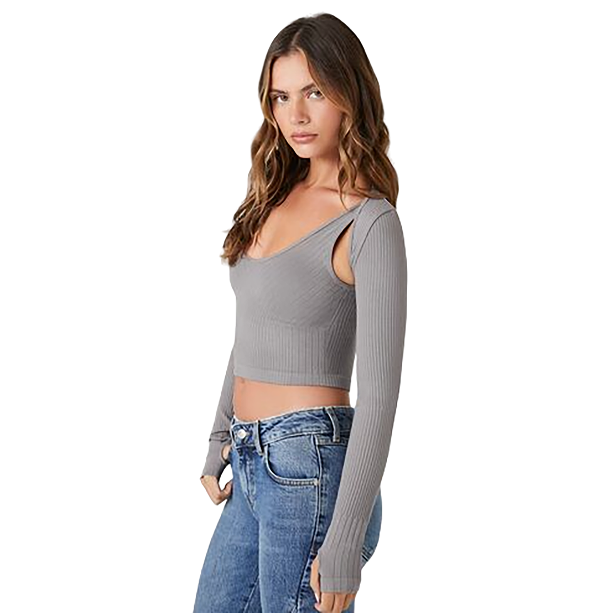 فوريفر 21 - طقم مكون من قطعتين للنساء - بيعت من قبل اف اي جي