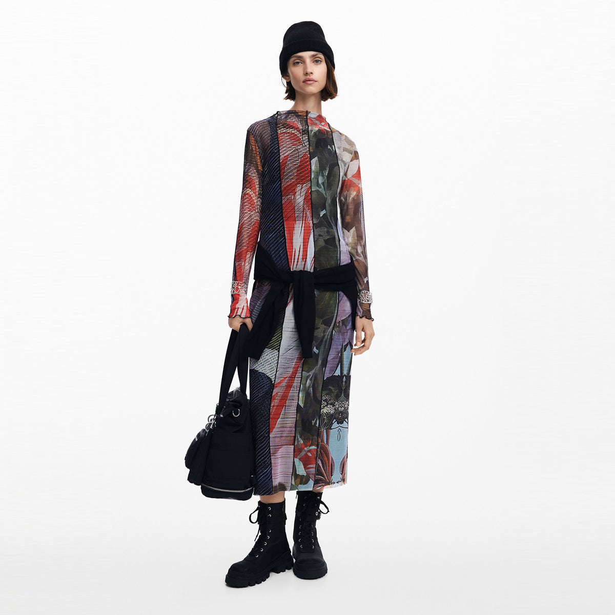 Desigual - Printed tulle midi dress - Sold by FIG